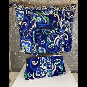 NWOT SET Vera Bradley Mediterranean Blue